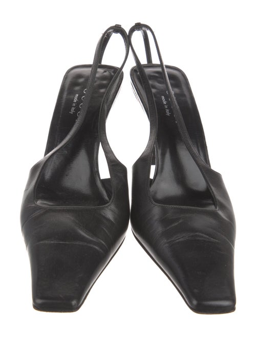 Gucci Leather Slingback Pumps