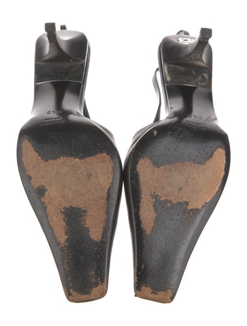 Gucci Leather Slingback Pumps