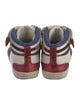 Gucci Web Accent Leather Sneakers