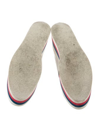 Gucci Sylvie Web Accent Leather Sneakers