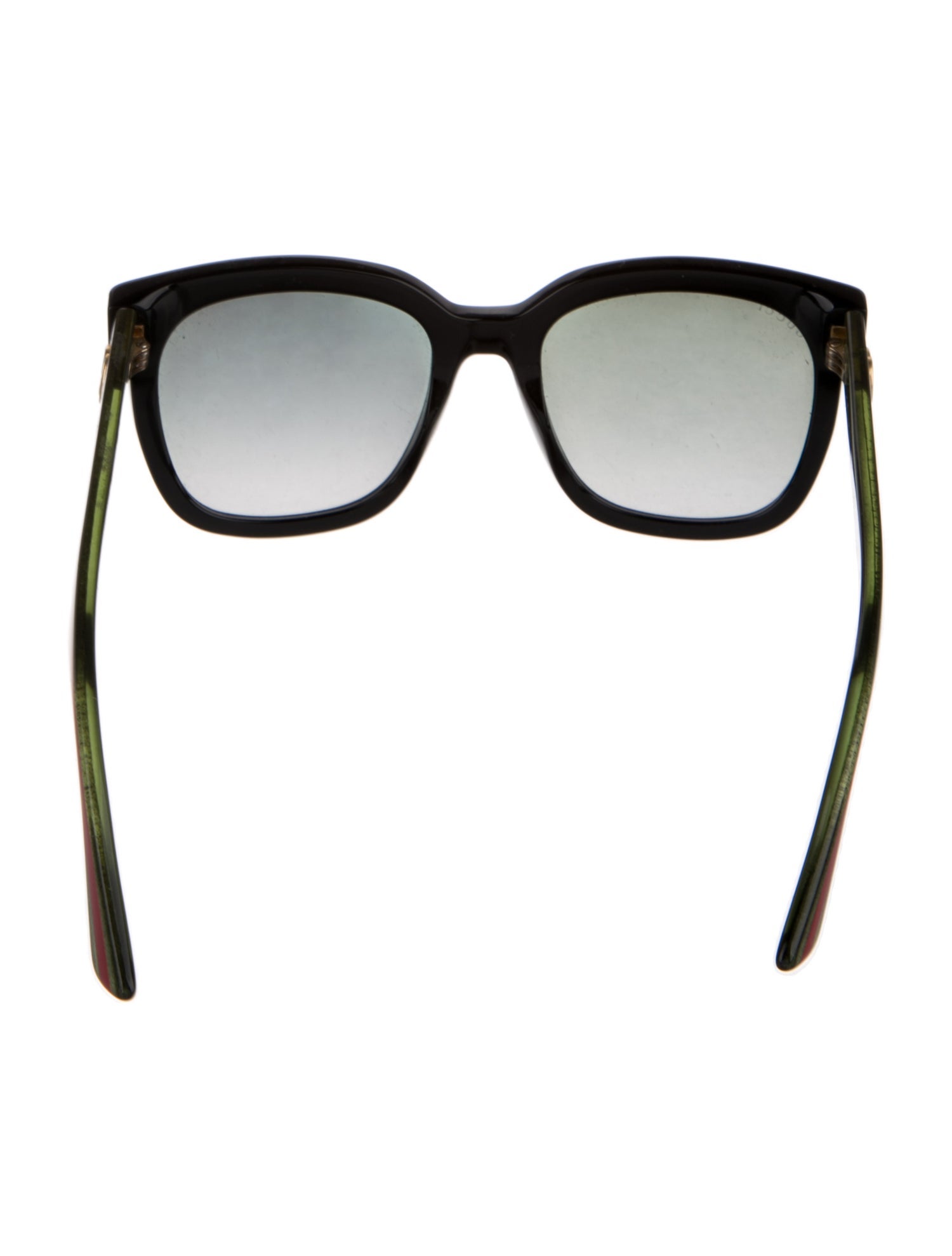 Gucci Web Accent Square Sunglasses