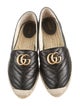 Gucci Double G Logo Leather Espadrilles