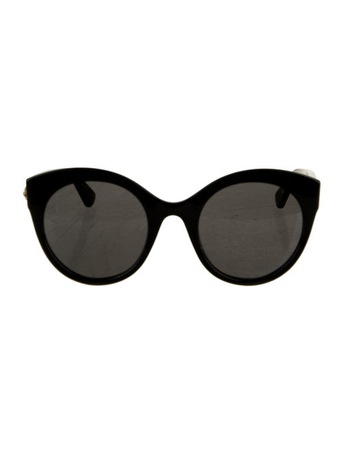 Gucci Feline Head Accent Cat-Eye Sunglasses