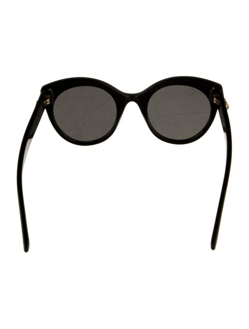 Gucci Feline Head Accent Cat-Eye Sunglasses