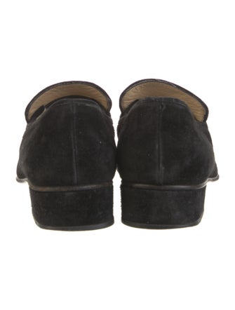 Gucci Horsebit Accent Suede Loafers