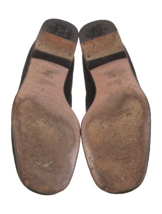 Gucci Horsebit Accent Suede Loafers