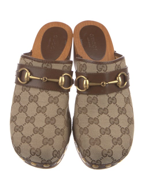 Gucci GG Canvas Canvas Mules