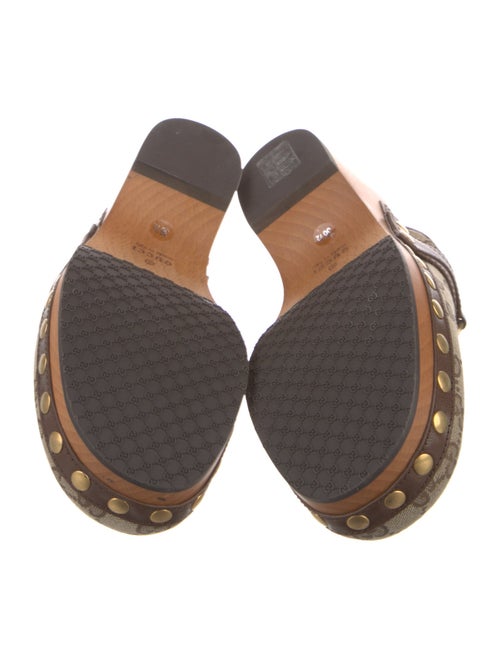 Gucci GG Canvas Canvas Mules