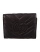 Gucci GG Marmont Matelassé Wallet Leather Compact Wallet
