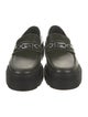 Gucci Interlocking G Logo Leather Loafers