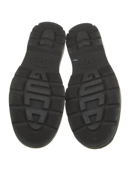 Gucci Interlocking G Logo Leather Loafers