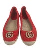 Gucci Faux Pearl Accents Beaded Accents Espadrilles