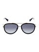Gucci Interlocking G Logo Aviator Sunglasses