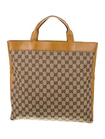 Gucci GG Canvas Top Handle Bag