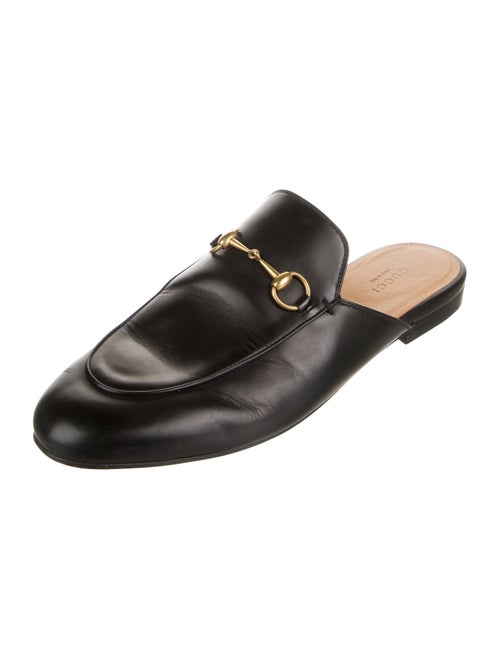 Gucci Horsebit Accent Leather Mules