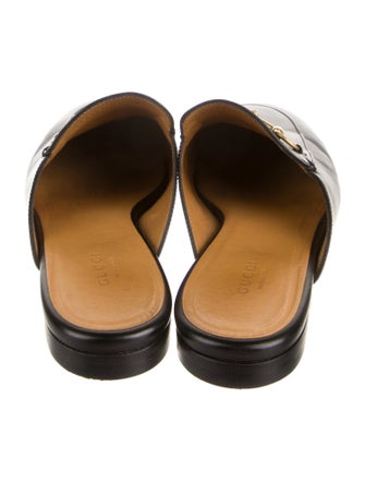 Gucci Horsebit Accent Leather Mules