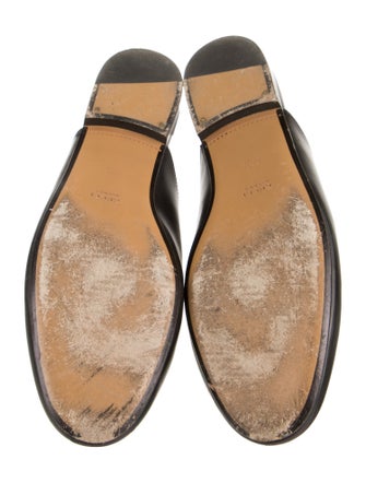 Gucci Horsebit Accent Leather Mules