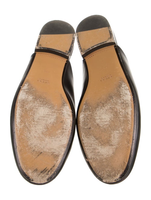 Gucci Horsebit Accent Leather Mules