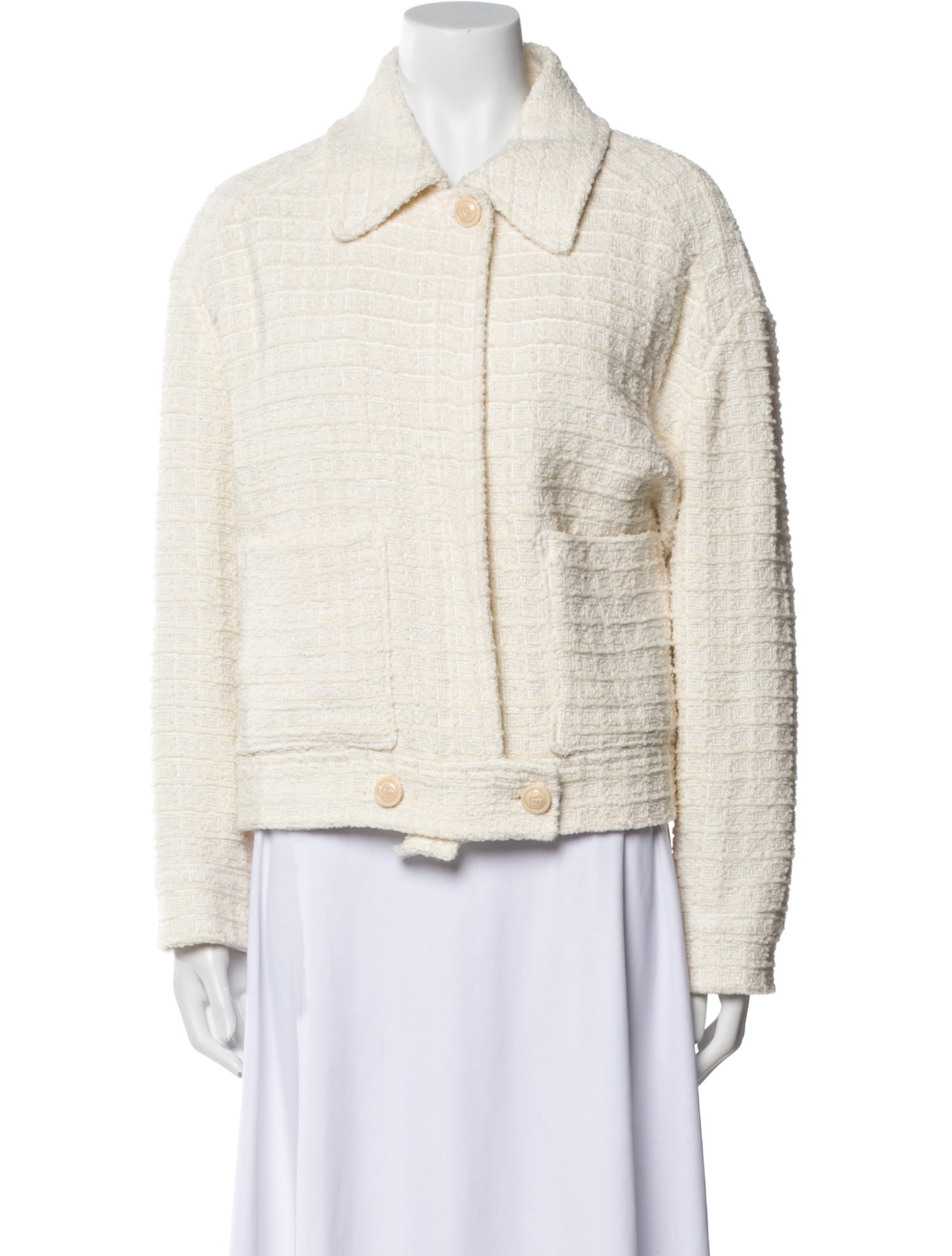 Gucci Tweed Pattern Jacket