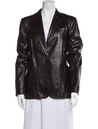 Gucci Leather Blazer