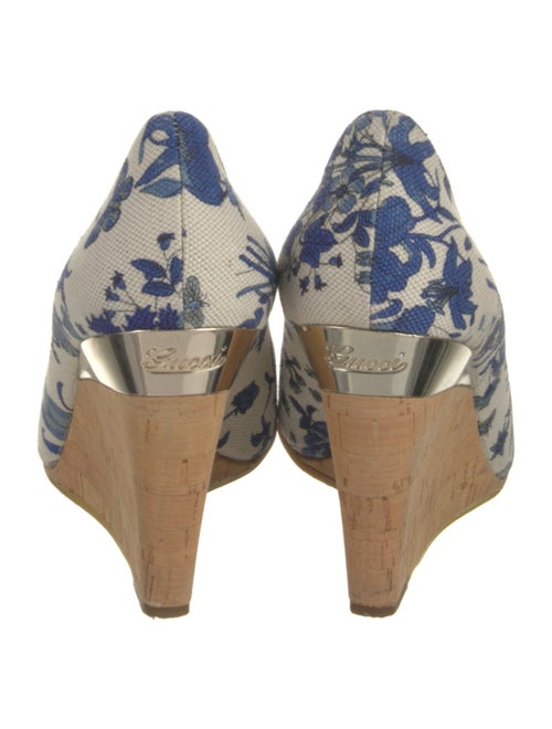 Gucci Canvas Floral Print Pumps