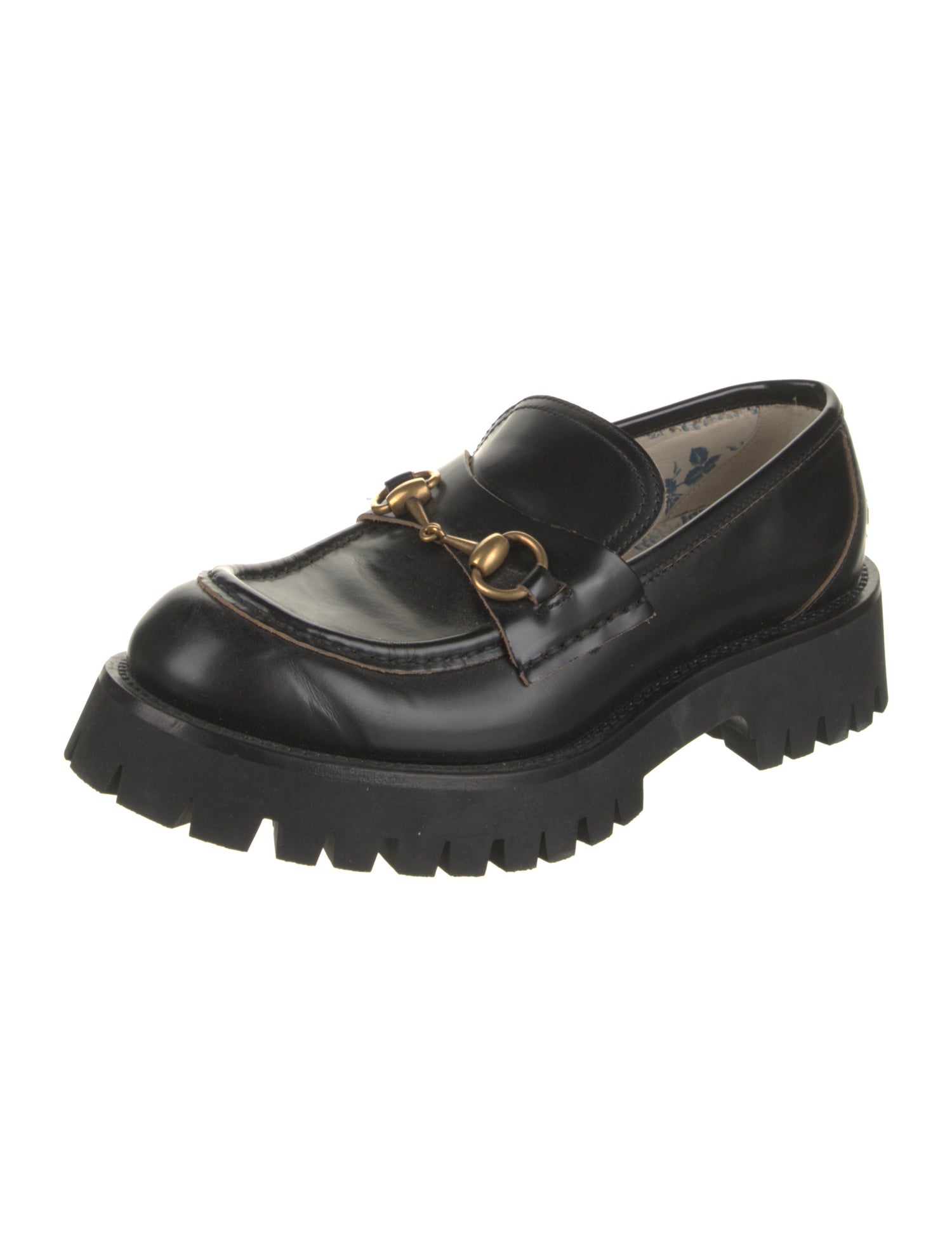 Gucci Horsebit Accent Leather Loafers