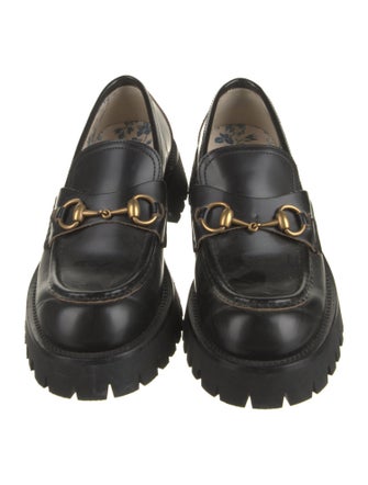 Gucci Horsebit Accent Leather Loafers