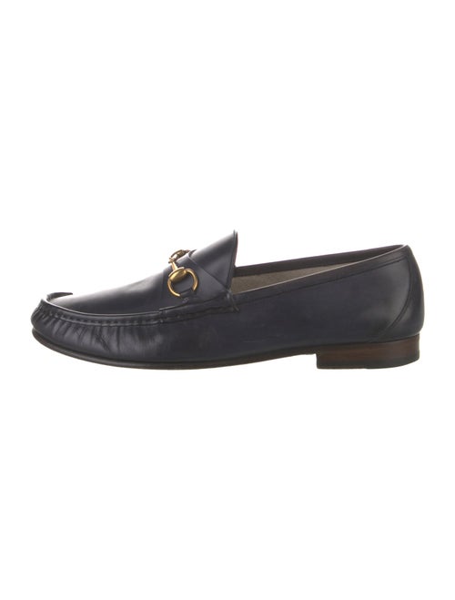 Gucci Horsebit Accent Leather Dress Loafers