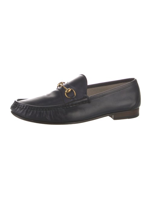Gucci Horsebit Accent Leather Dress Loafers