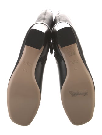 Gucci GG Logo Leather Boots