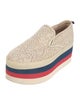 Gucci Sylvie Web Accent Lace Wedge Sneakers