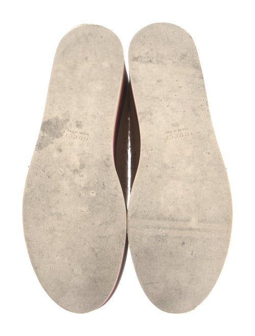 Gucci Sylvie Web Accent Lace Wedge Sneakers