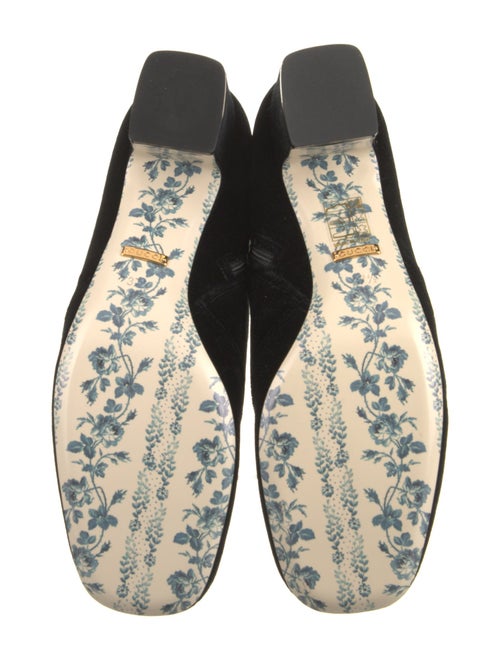 Gucci Double G Logo Velvet Boots