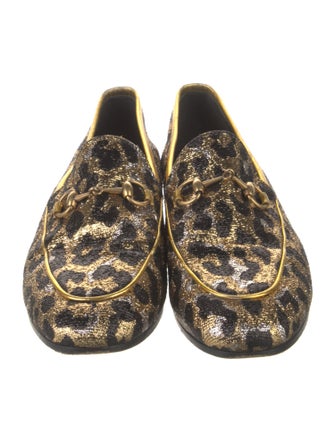 Gucci Animal Print Loafers