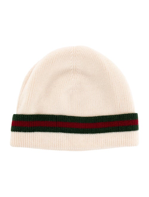 Gucci Wool Knit Web Beanie