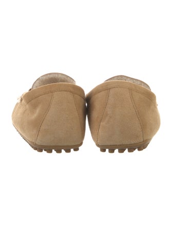 Gucci Horsebit Accent Suede Loafers