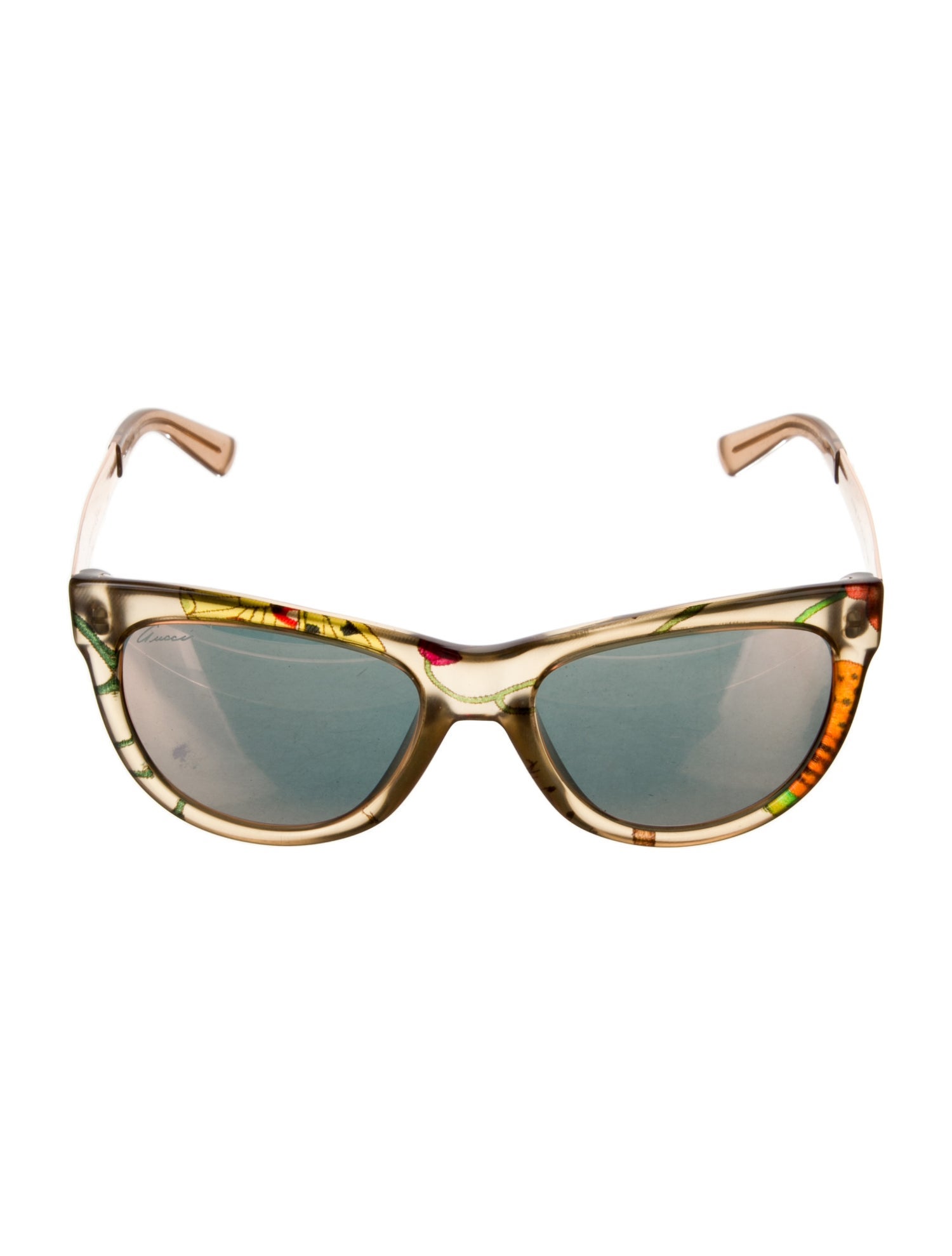 Gucci Web Accent Wayfarer Sunglasses
