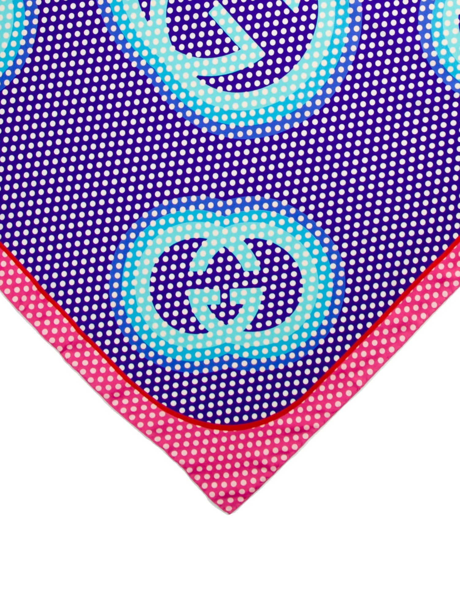 Gucci Silk Printed Scarf w/ Tags