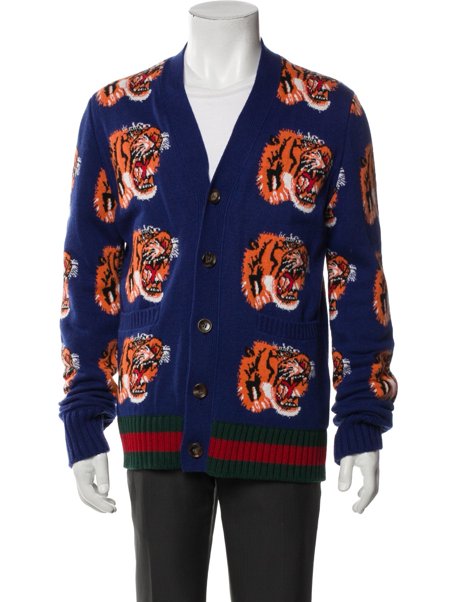 Gucci 2017 Web Accent Cardigan