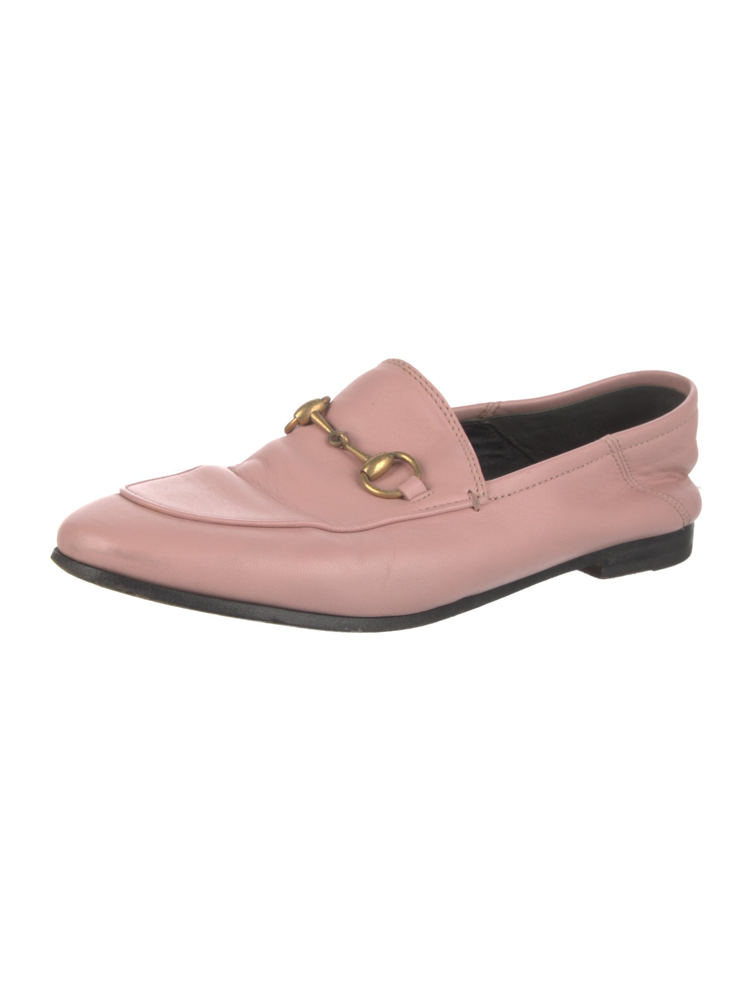 Gucci Horsebit Accent Leather Loafers