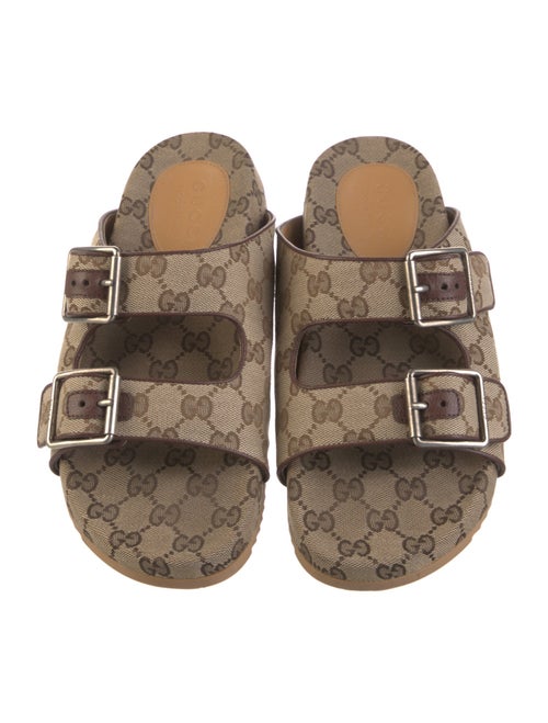 Gucci GG Canvas Canvas Slides