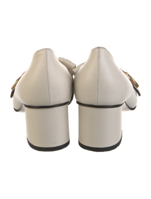 Gucci Double G Logo Leather Pumps