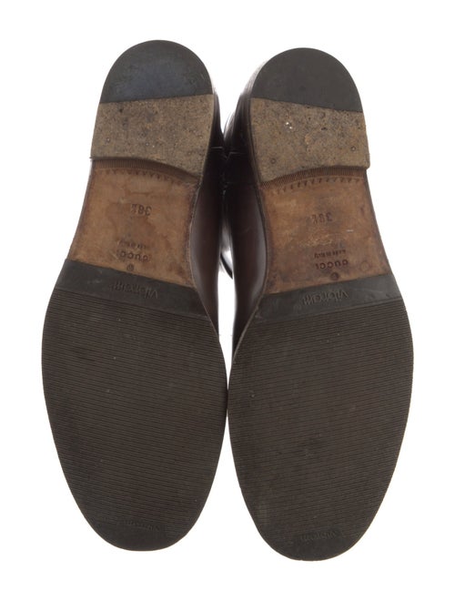 Gucci Hasler Horsebit Accent Leather Riding Boots