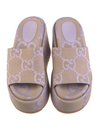 Gucci GG Canvas Canvas Slides