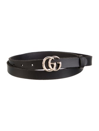 Gucci Interlocking G Logo Skinny Belt