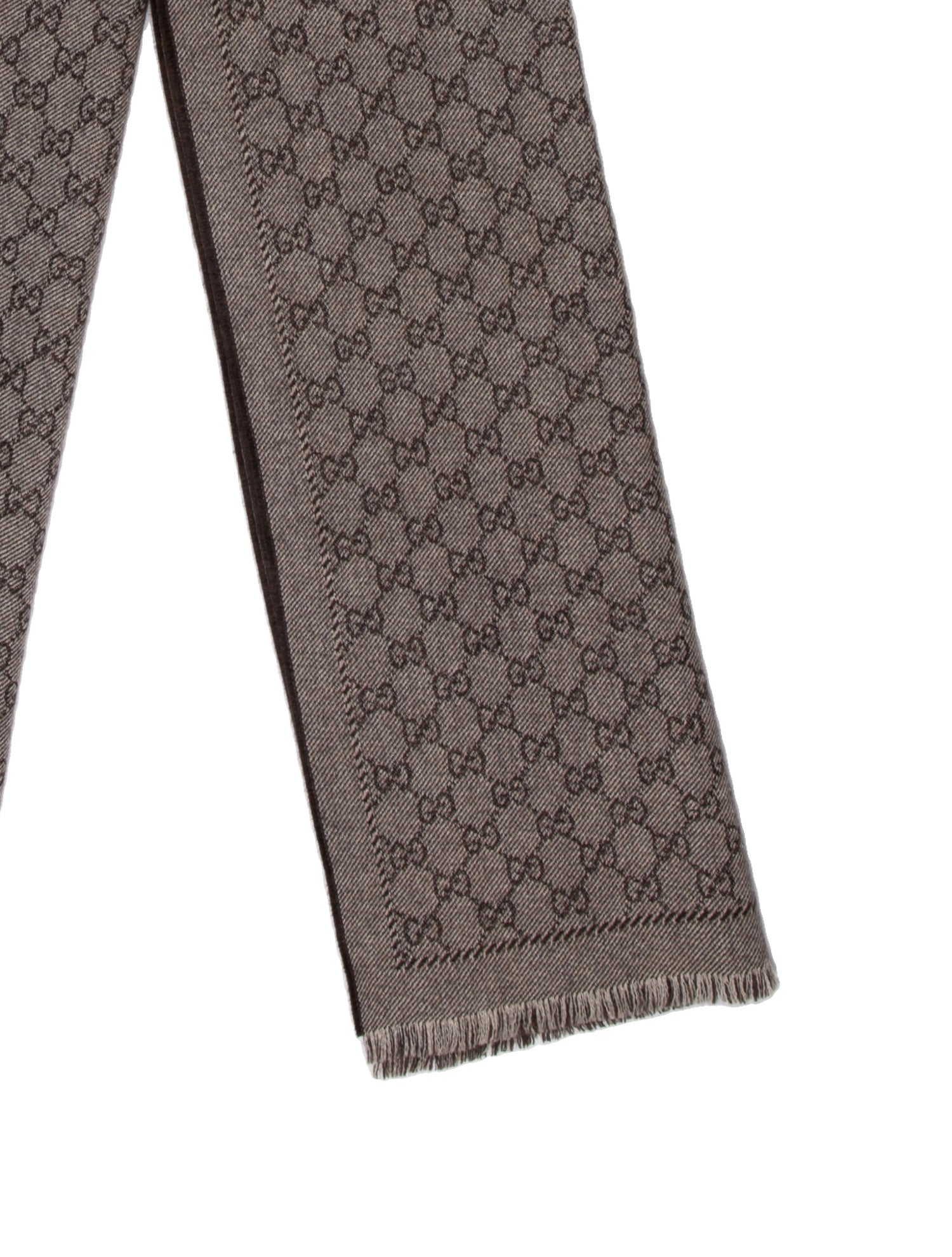 Gucci Wool Printed Scarf