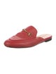 Gucci Horsebit Accent Leather Mules