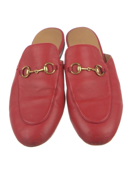 Gucci Horsebit Accent Leather Mules