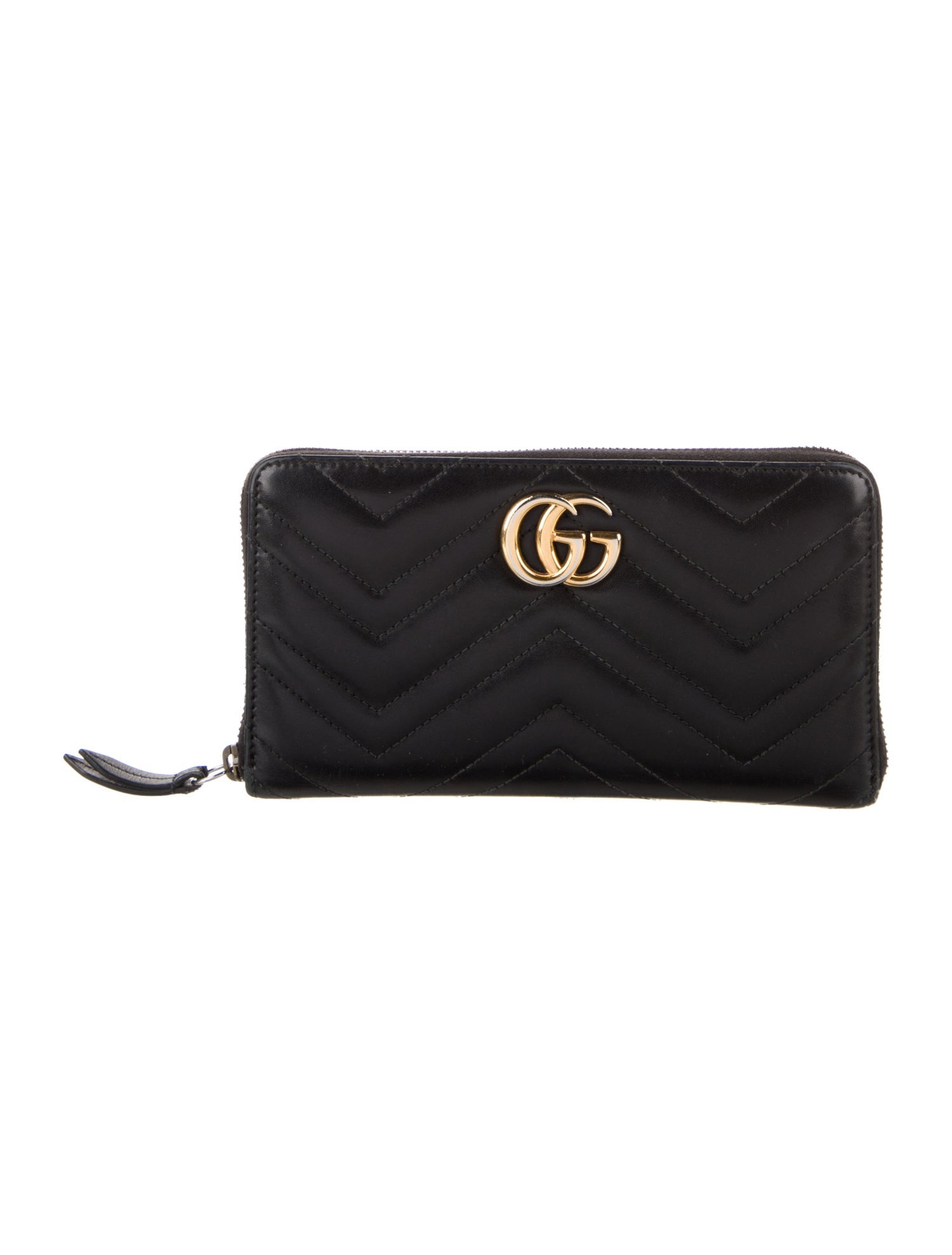 Gucci Marmont Double G Logo Continental Wallet