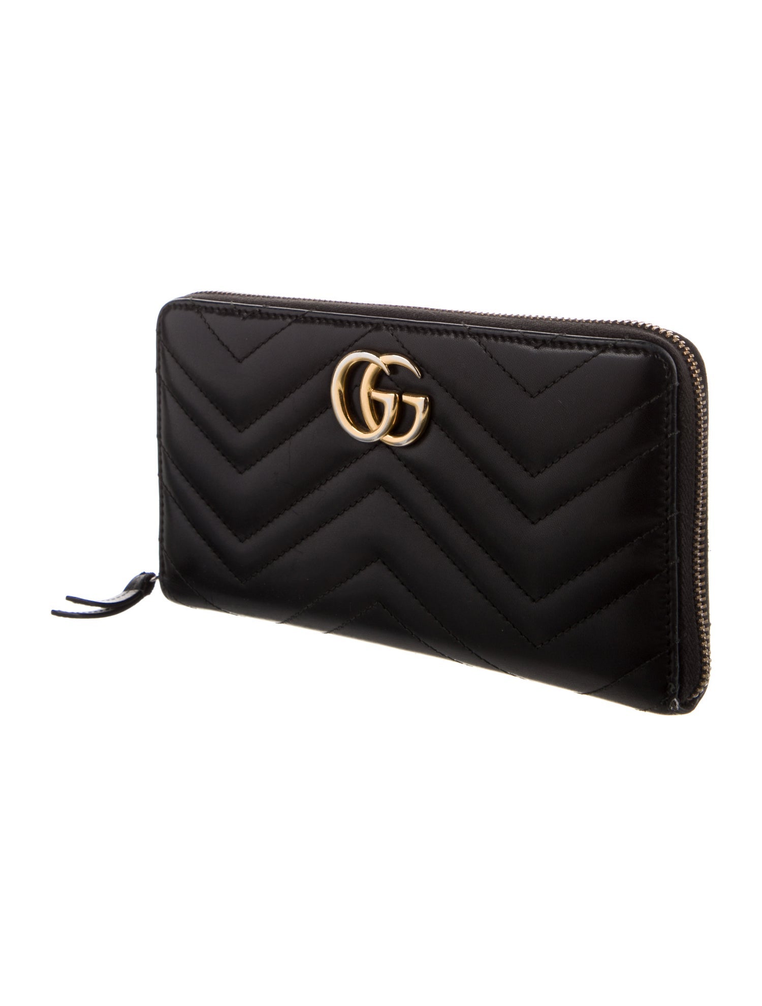 Gucci Marmont Double G Logo Continental Wallet